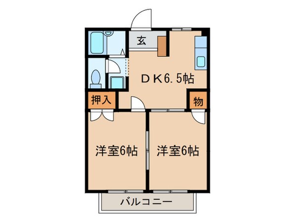 グリ－ンハイツ美濃の物件間取画像